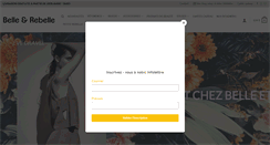 Desktop Screenshot of belleetrebelle.ca