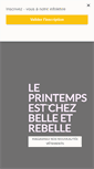 Mobile Screenshot of belleetrebelle.ca